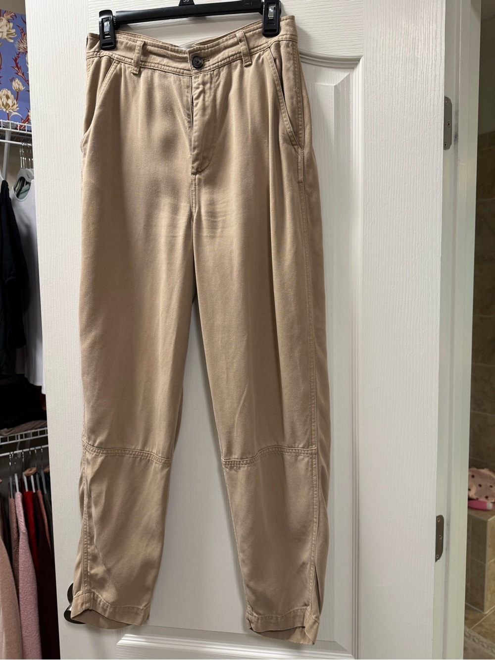 Everlane Barrel Utility Pant, Light Khaki, Women’s 2